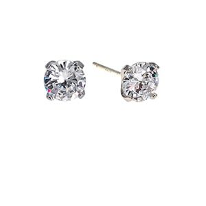 8mm CZ Round Studs